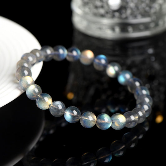 Gray Moonstone Intuition Bracelet - Energy Booster for Balance & Dreamwork