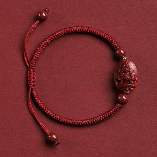 2025 Goat Vairocana Red String - Family Harmony & Peace