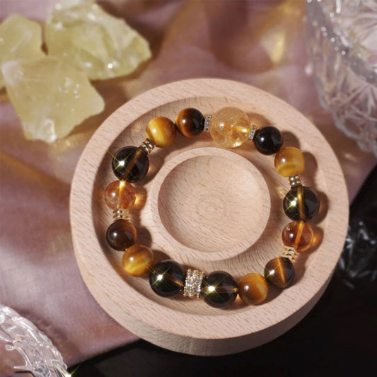 Tiger’s Eye & Aventurine Courage Bracelet - Motivation Stones for Overcoming Fear & Procrastination