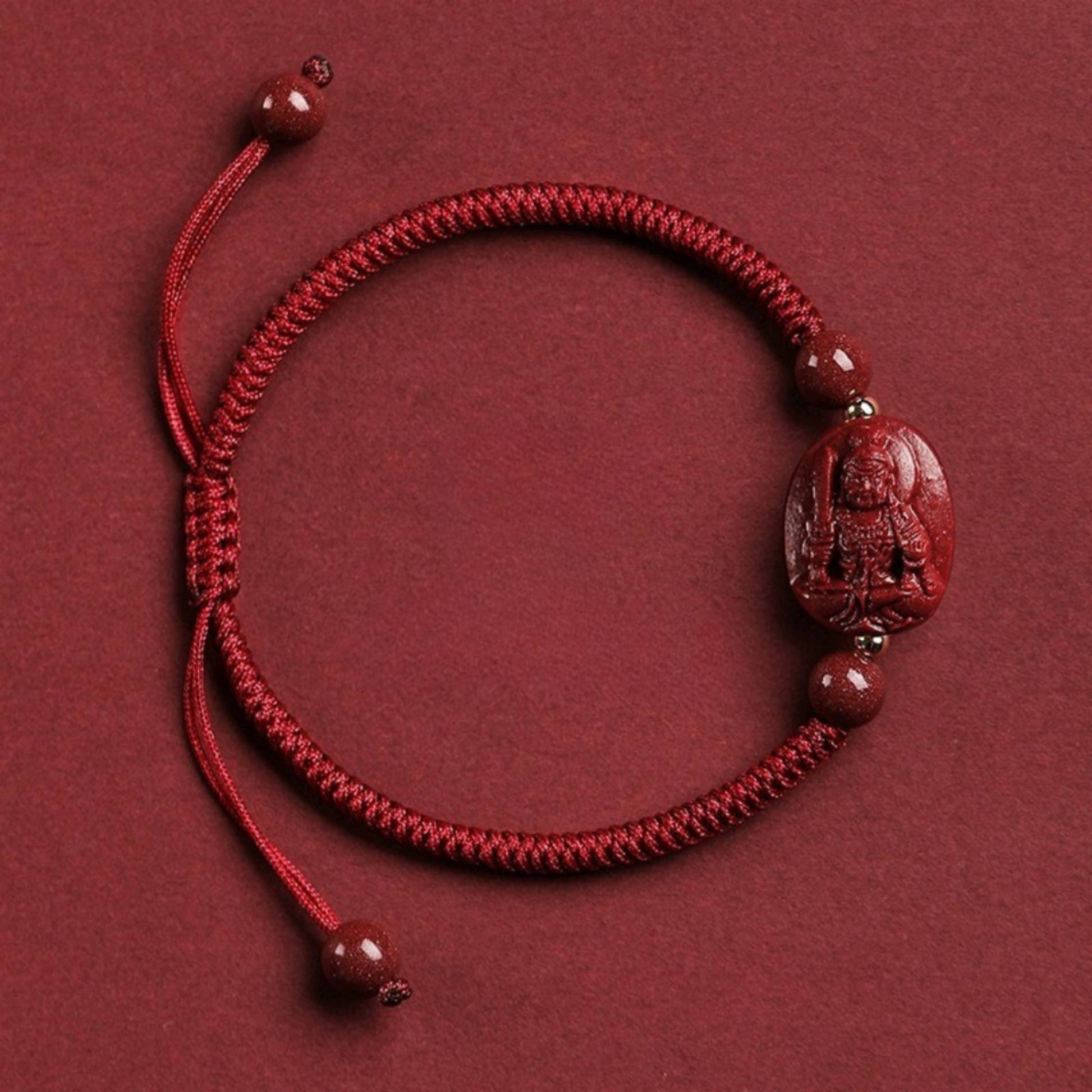 2025 Rooster Acala Red Bracelet - Positive Energy & Purification