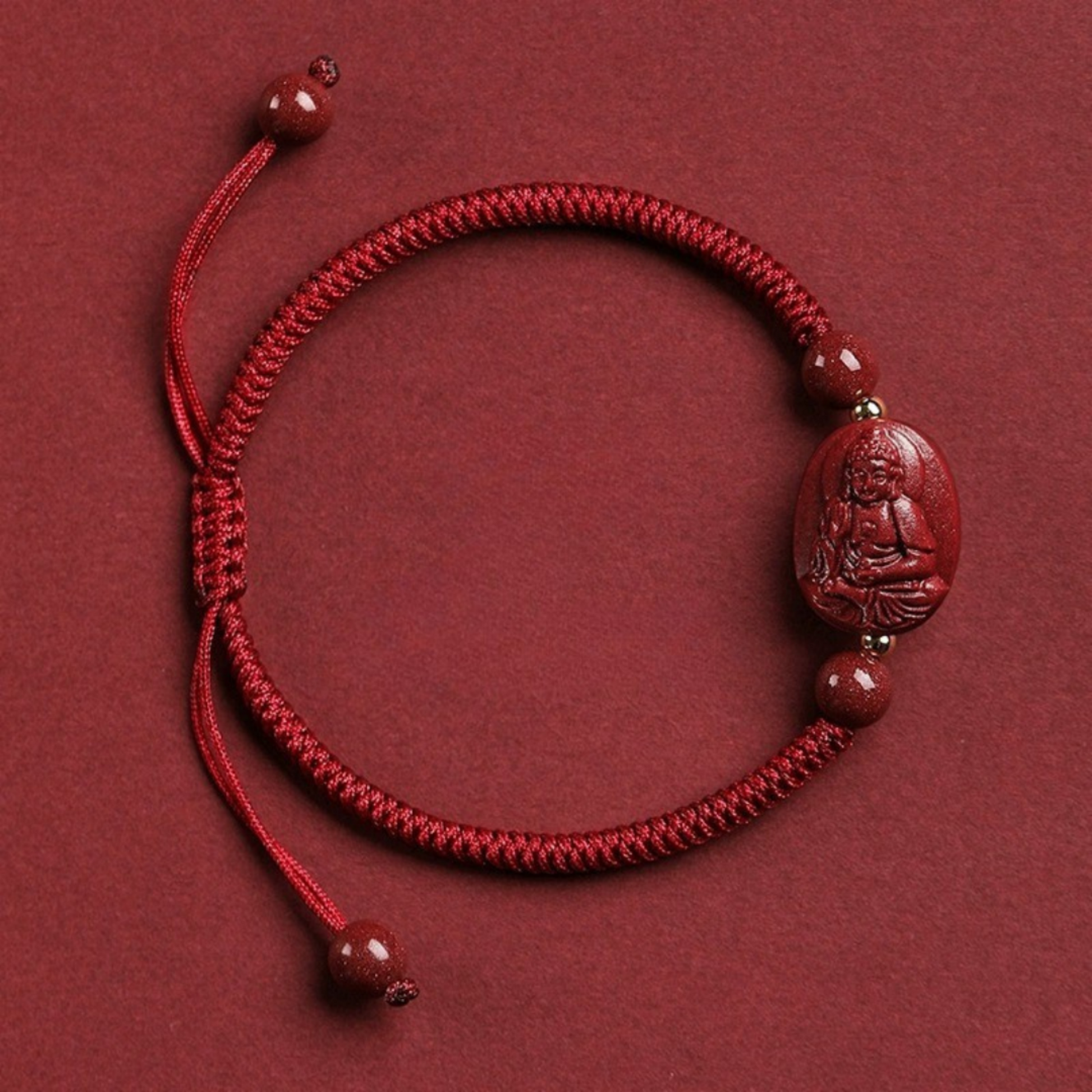 2025 Pig Maitreya Red Cord - Wealth Attraction & Fortune