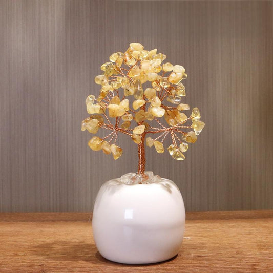 Crystal Fengshui Decor - Natural Citrine Focus on Wealth and Career