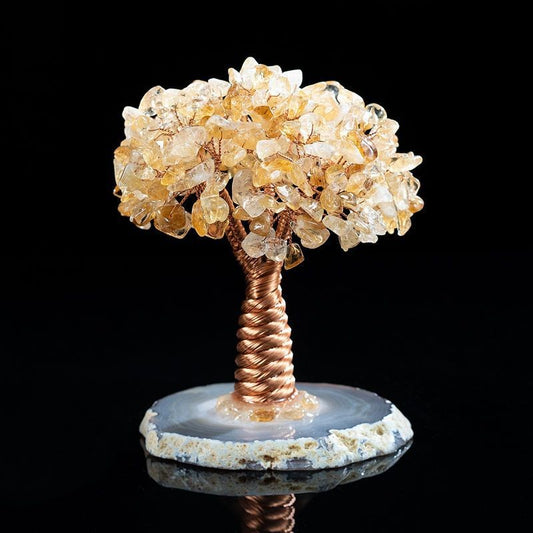 Natural Citrine Crystal Fengshui Decor -  Wealth & Career